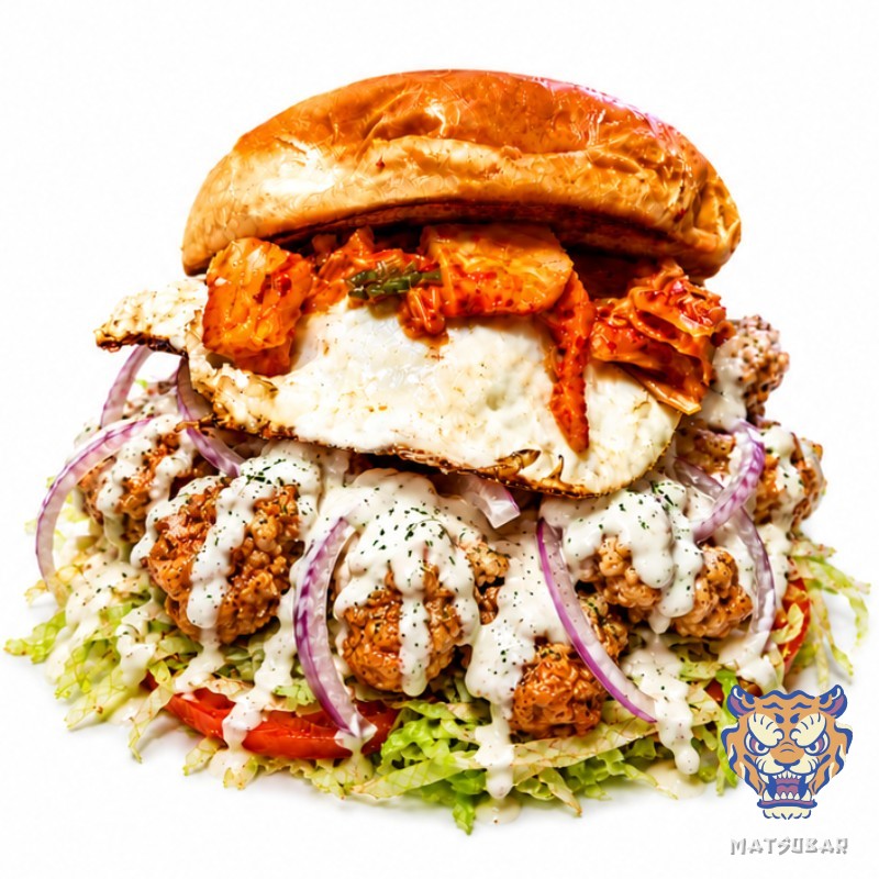 Snow Onion Chicken Burger