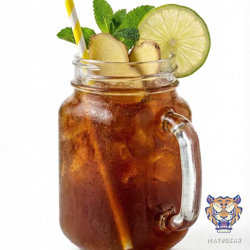Homemade Ice tea + Ginger